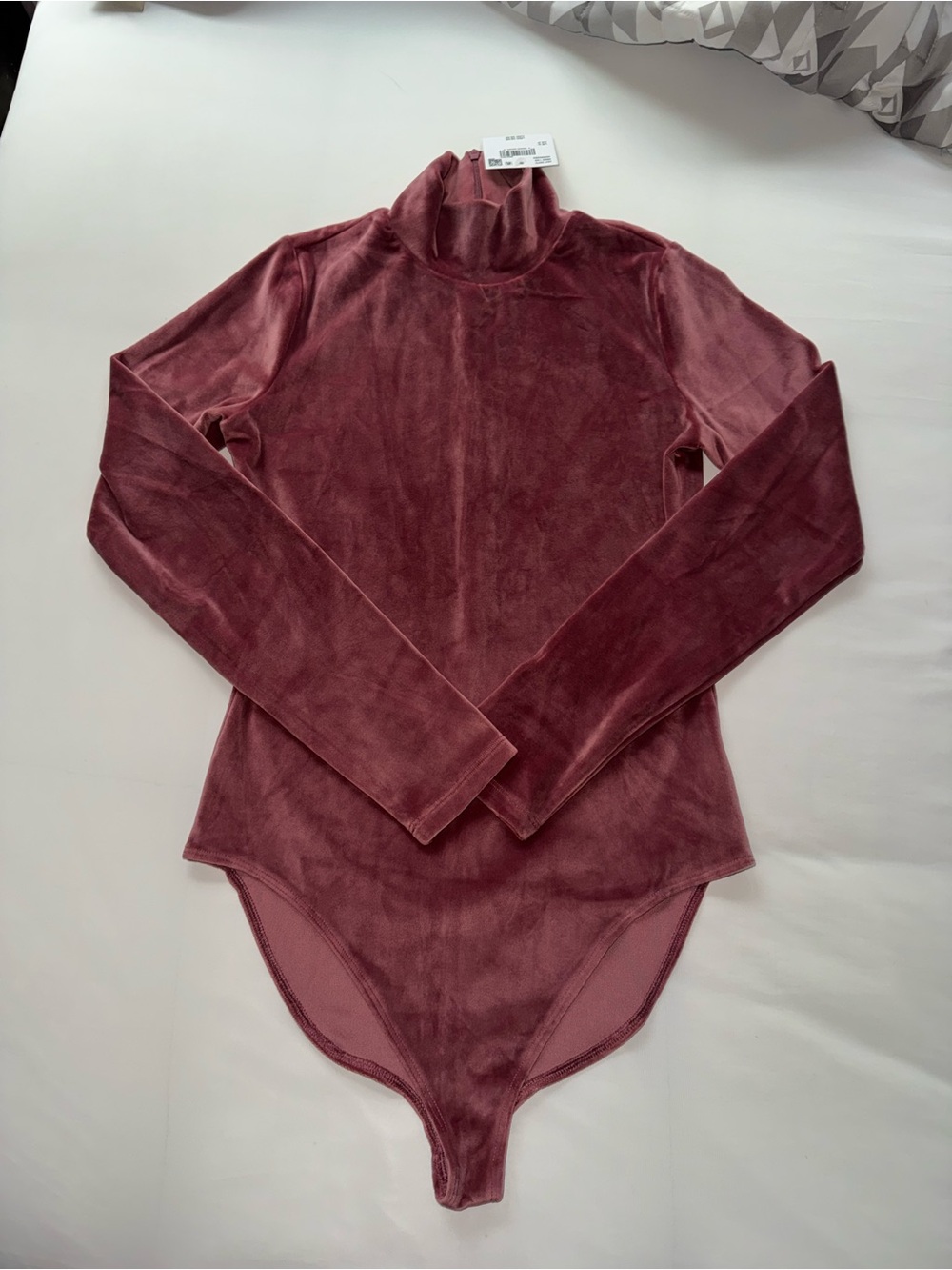 American Eagle Velour Velvety Bodysuit